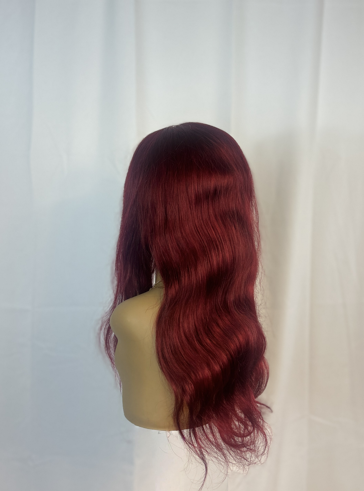 BURGUNDY LACE FRONTAL WIG