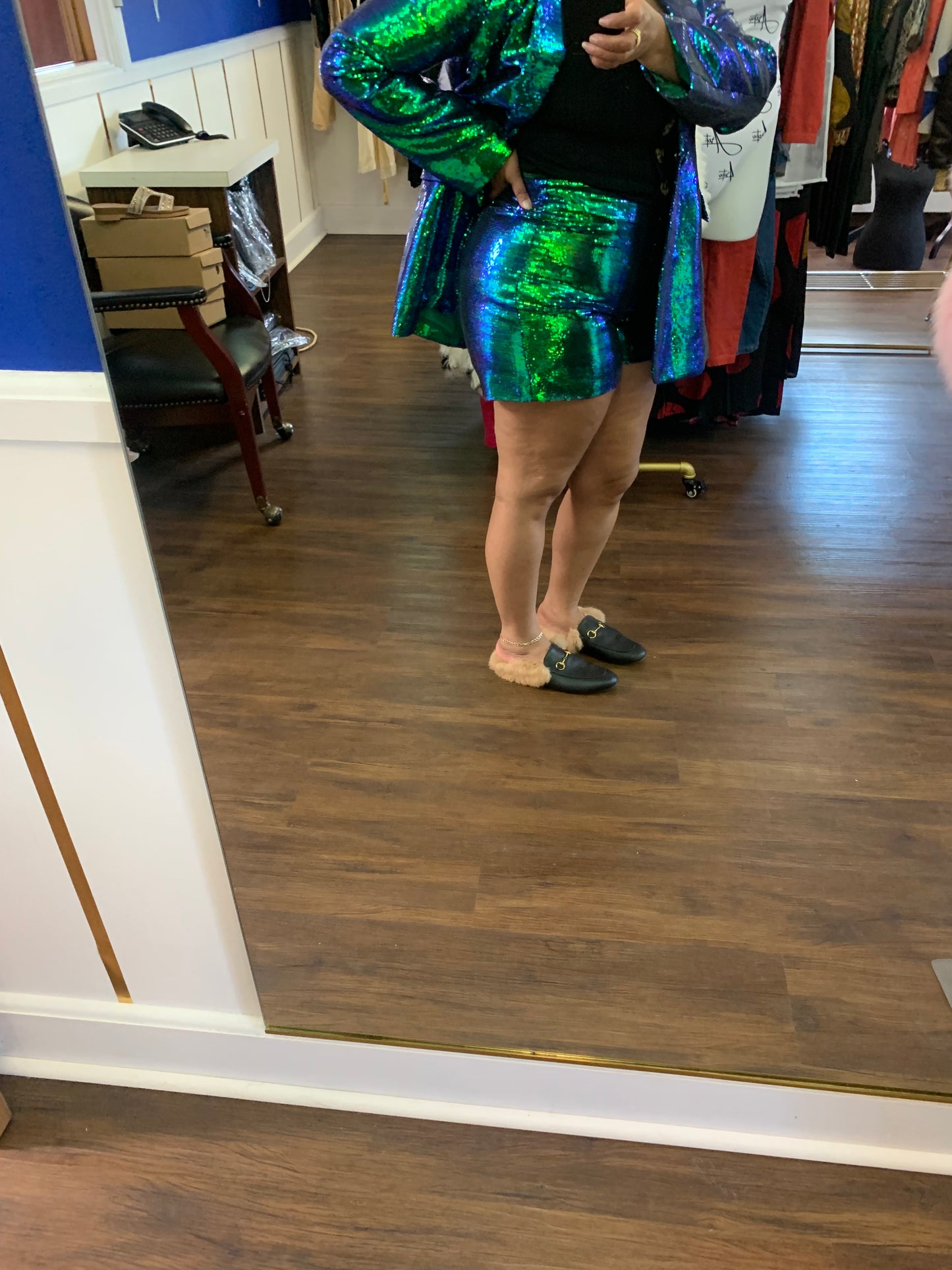 Green Sequence Suit