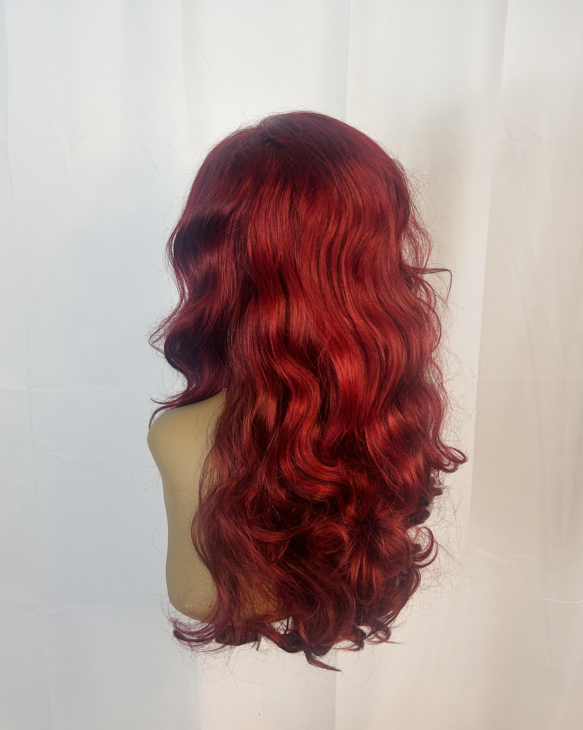 BURGUNDY LACE FRONTAL WIG