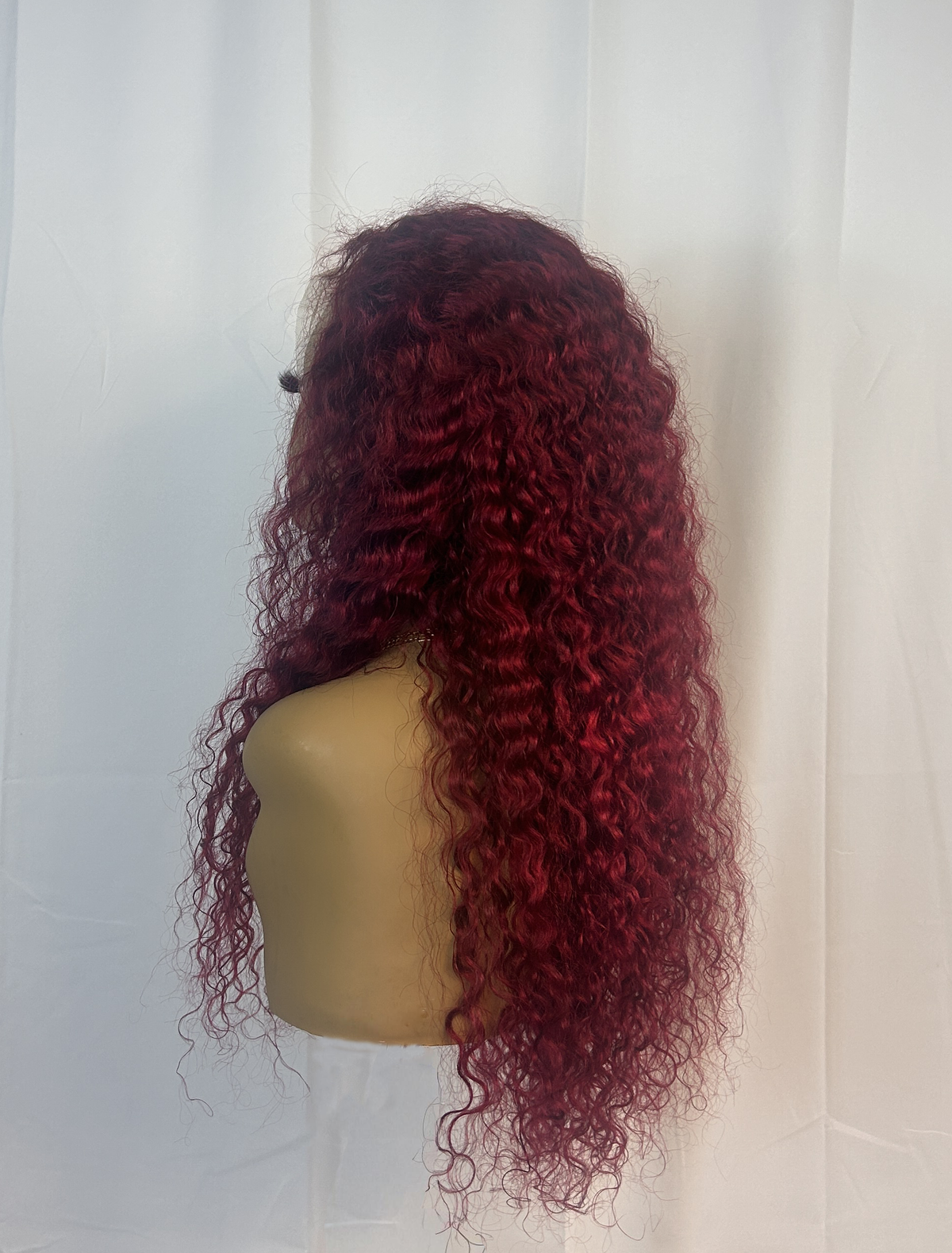 BURGUNDY LACE FRONTAL WIG