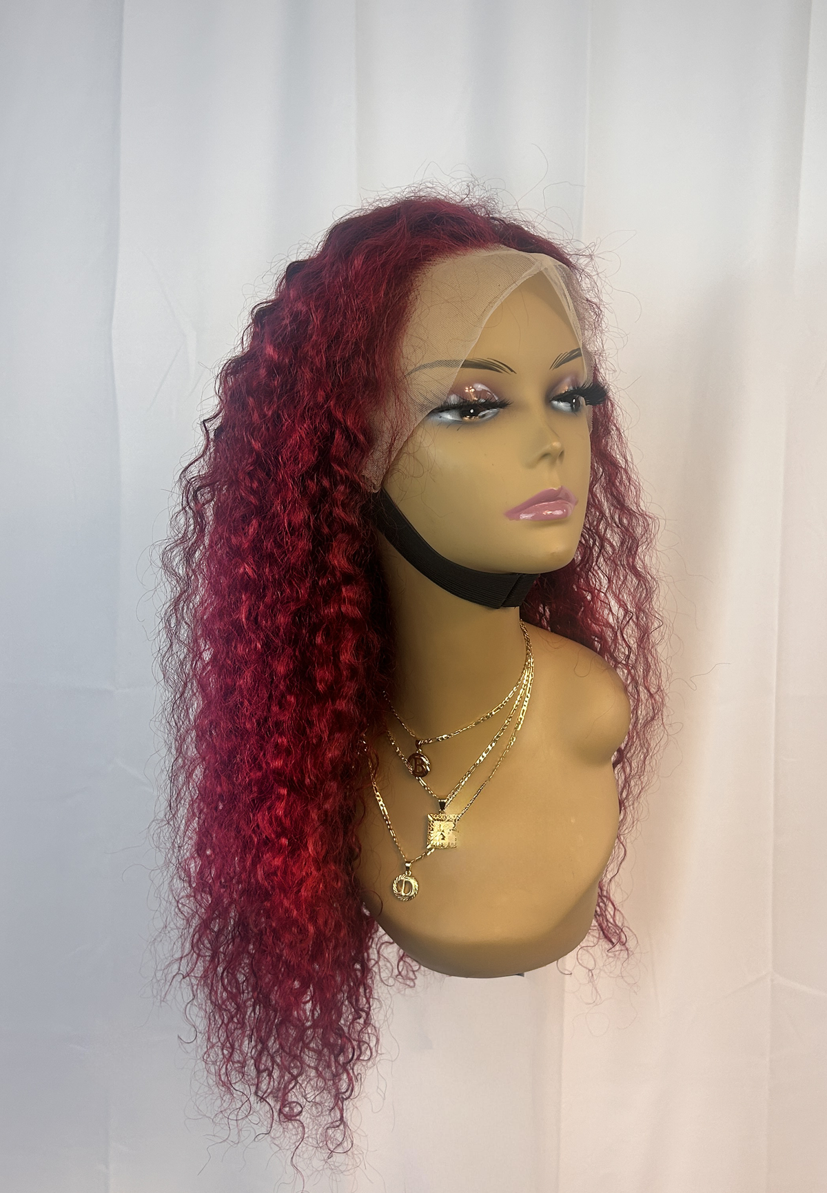 BURGUNDY LACE FRONTAL WIG