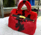 Mink fur handbag