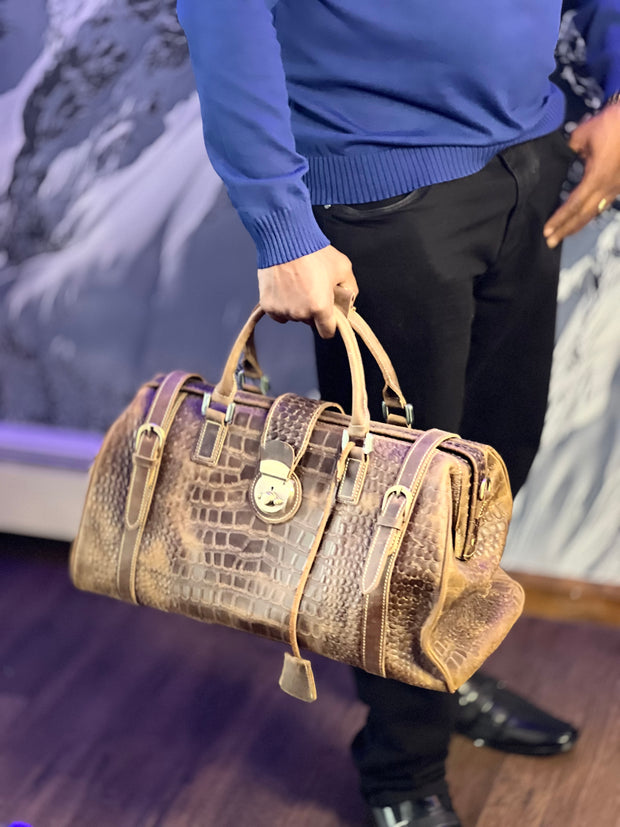Genuine leather Travel Bag
