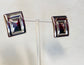 Gold/ Silver Box Earings