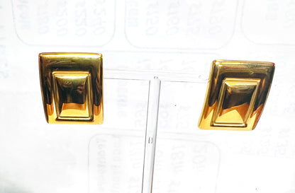 Gold/ Silver Box Earings
