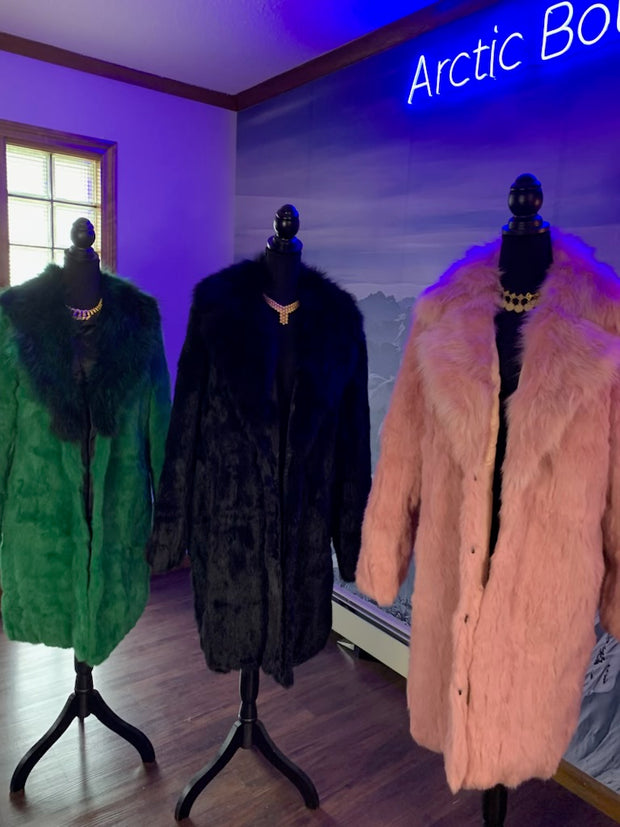 Fur Rabbit and Raccoon Collar