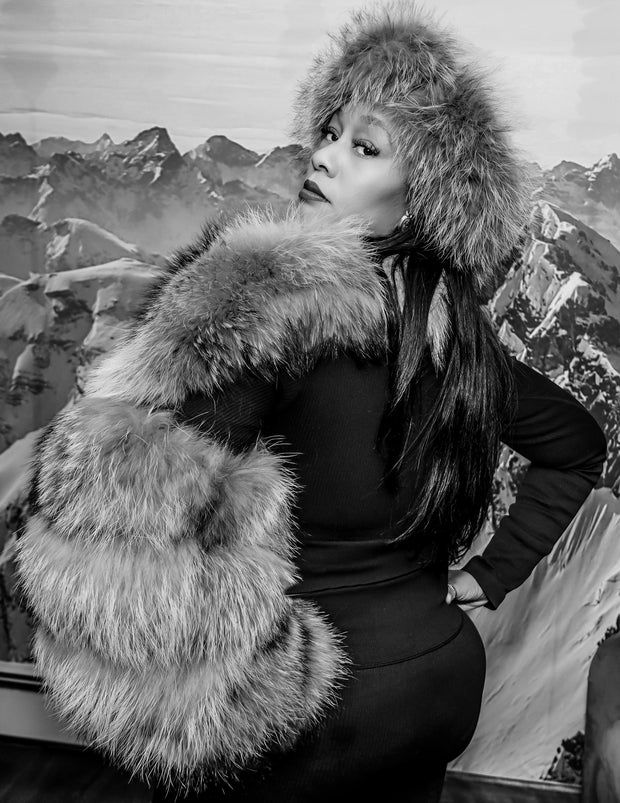Fox Fur Head Wraps