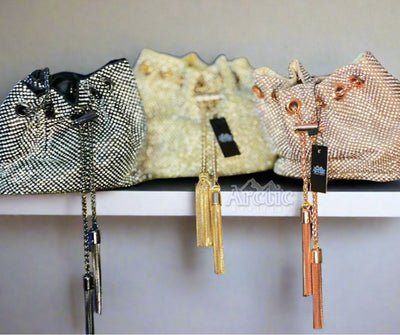 Crystal Tassel Hobo